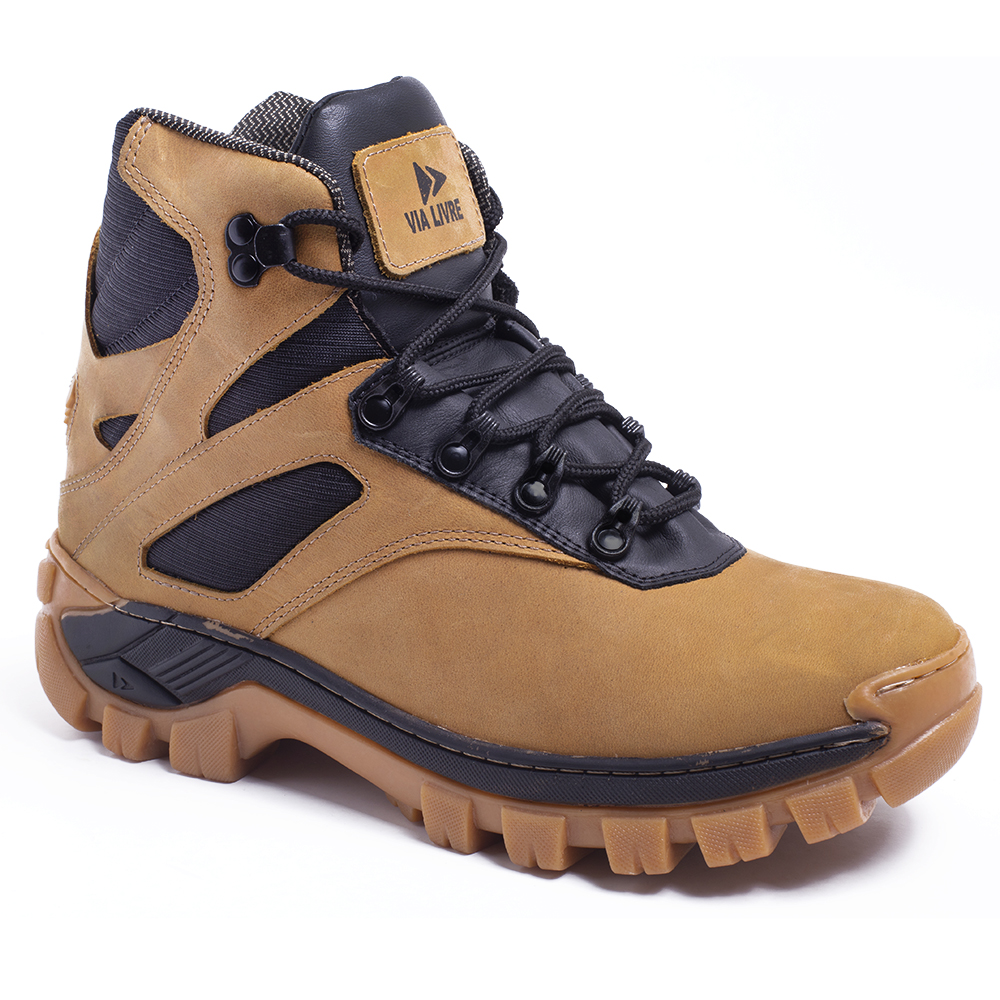 Coturno Detroit Crazy Adventure Couro Legitimo Via Livre